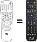 Replacement remote control Samsung DVD-C700