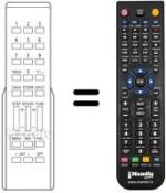 Replacement remote control Nokia SAT1100