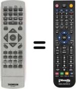 Replacement remote control Thomson DTH159E