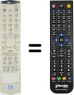 Replacement remote control Daewoo DQR1100D