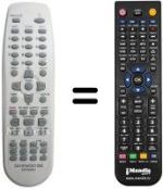 Replacement remote control Daewoo DRX1105