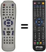 Replacement remote control Amstrad DS2600
