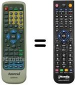 Replacement remote control Amstrad DX3016