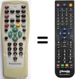 Replacement remote control Panasonic EURT39A050