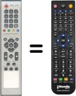 Replacement remote control Ferguson HF8800 HD