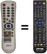 Replacement remote control Telesystem HDR20