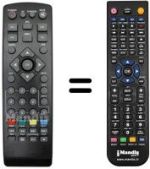 Replacement remote control Telesystem TS6291