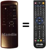 Replacement remote control Wisi OR53