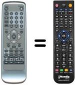Replacement remote control Seg DVD333