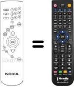Replacement remote control Nokia MEDIAMASTER 9600