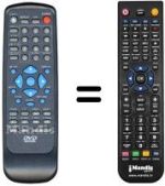 Replacement remote control Sansui DB-X21000