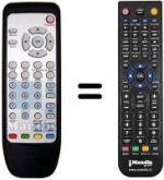 Replacement remote control Telesystem TS7.7DT