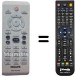 Replacement remote control Philips DVP5960