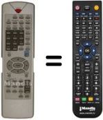 Replacement remote control Schaub Lorenz DVD-A2008