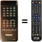 Replacement remote control Finlux SR4200