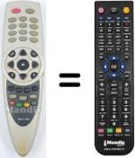 Replacement remote control RCD420