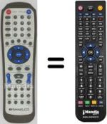 Replacement remote control Amstrad DX4015