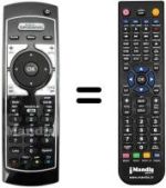 Replacement remote control Telesystem TS7510-HD