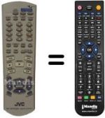 Replacement remote control JVC RM-SXVFA92E