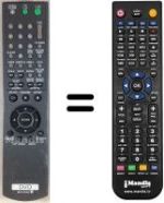 Replacement remote control Sony DVP-LS500