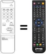 Replacement remote control Philips STU803