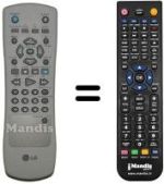 Replacement remote control LG REMCON063