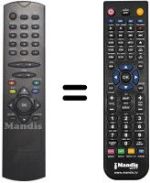 Replacement remote control RC2546