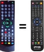 Replacement remote control SYTECH SY3151