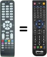 Replacement remote control Thomson 46E91NF32
