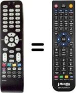 Replacement remote control Thomson 26HE8022