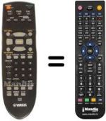 Replacement remote control Yamaha DVD-S830