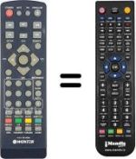 Replacement remote control Woxter XDIV350