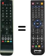 Replacement remote control HVS57639