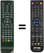 Replacement remote control HVS57631