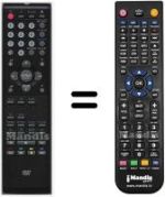 Replacement remote control HVS57662