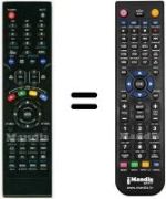 Replacement remote control Kenstar HVS57510