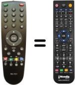 Replacement remote control HVS57508