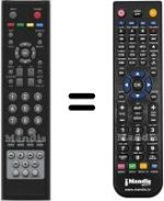 Replacement remote control HVS57652