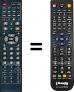Replacement remote control HVS57691