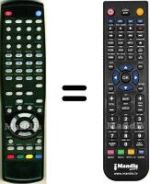 Replacement remote control HVS57527