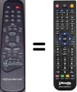 Replacement remote control WHV3292W