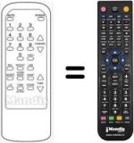Replacement remote control HVS53642
