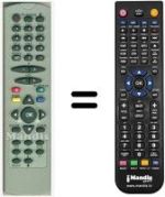 Replacement remote control HVS53444