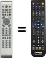 Replacement remote control Twfvision HVS54004