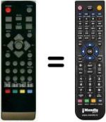 Replacement remote control HVS53462