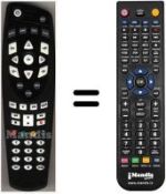 Replacement remote control HVS53477