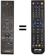 Replacement remote control HVS54792
