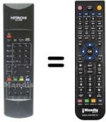 Replacement remote control HVS54632
