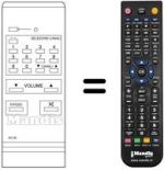 Replacement remote control HVS54543