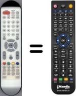 Replacement remote control Schaub Lorenz HVS54925